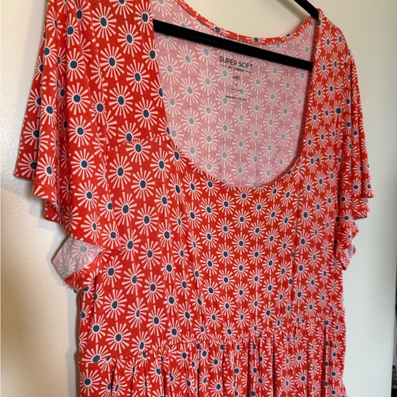 Torrid Mini Flutter Sleeve Skater Dress in Size 1X - Picture 4 of 14